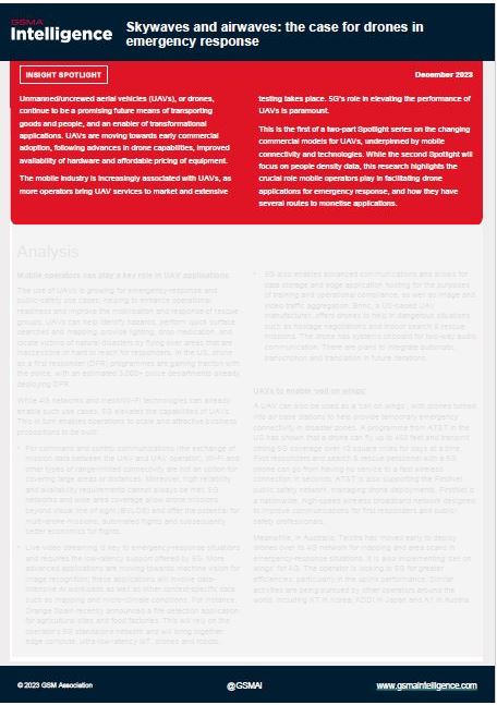 Skywaves and airwaves: the case for drones in emergency response